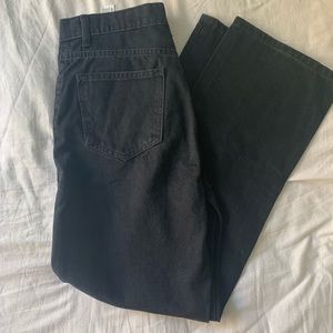 Zara high rise straight leg jeans